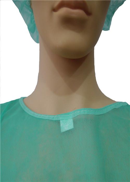 진료소를 위해 메마른/치과 통하지 않는 처분할 수 있는 녹색 외과용 가운 비
