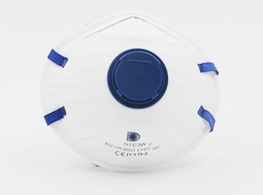 Earloop 유형 FFP2 처분할 수 있는 가면, Breathable Valved 먼지 가면
