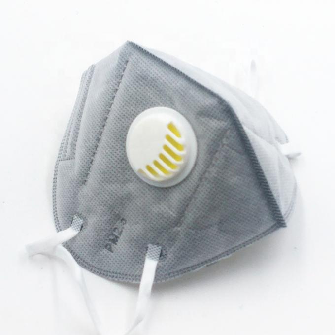 벨브 높은 여과 수용량을 가진 반대로 먼지 FFP2 Foldable 먼지 가면