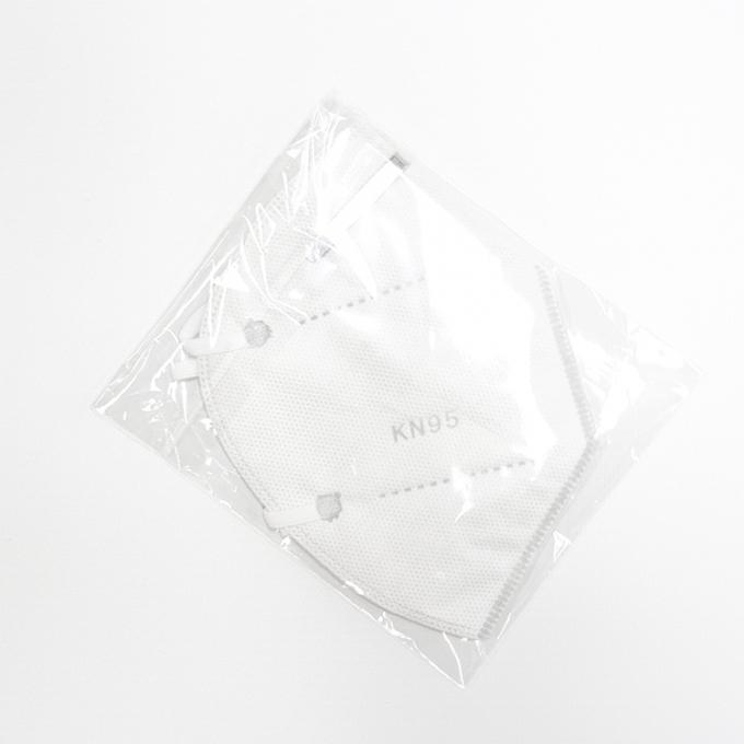 주문을 받아서 만들어지는 튼튼한 Foldable FFP2 가면 비 길쌈된 외부 층 반대로 바이러스 로고