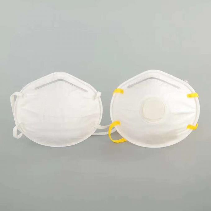 Earloop 유형 FFP2 처분할 수 있는 가면, Breathable Valved 먼지 가면