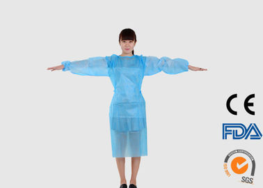 PP 입히는 PE 물자를 가진 녹색 처분할 수 있는 외과용 가운