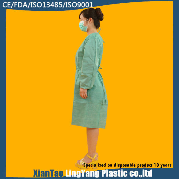 Eco 친절한 의학 고립 가운, 비 Sms 길쌈된 외과용 가운