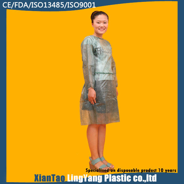 둥근 목 처분할 수 있는 의학 가운, 경량 Breathable 작업복